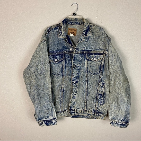 GAP Other - Gap Work Force Bleached Denim Jacket Vintage
